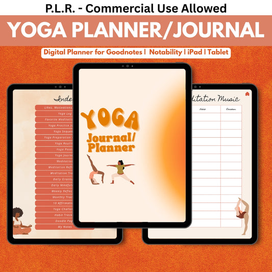 PLR Digital Yoga Journal/Planner