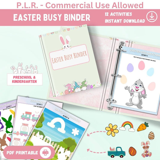 PLR Easter Busy Binder