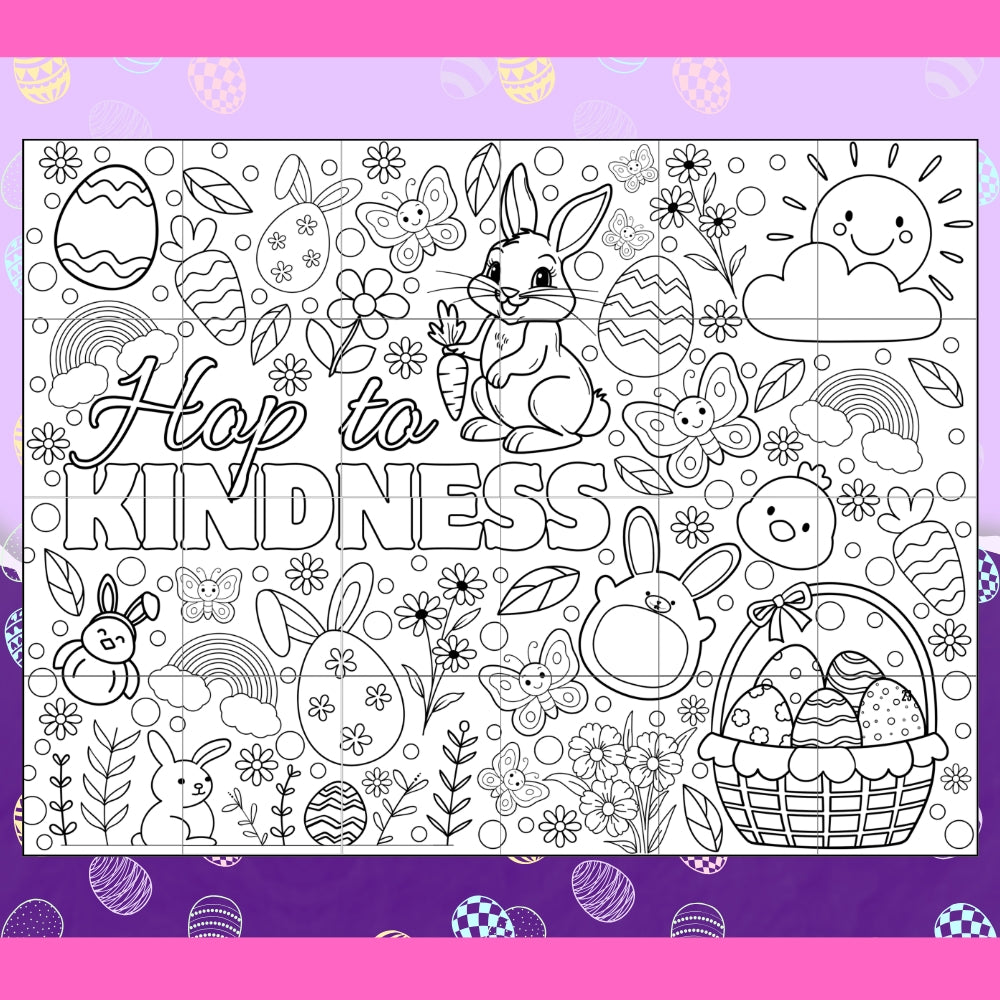 PLR Printable Easter Collaboration Poster