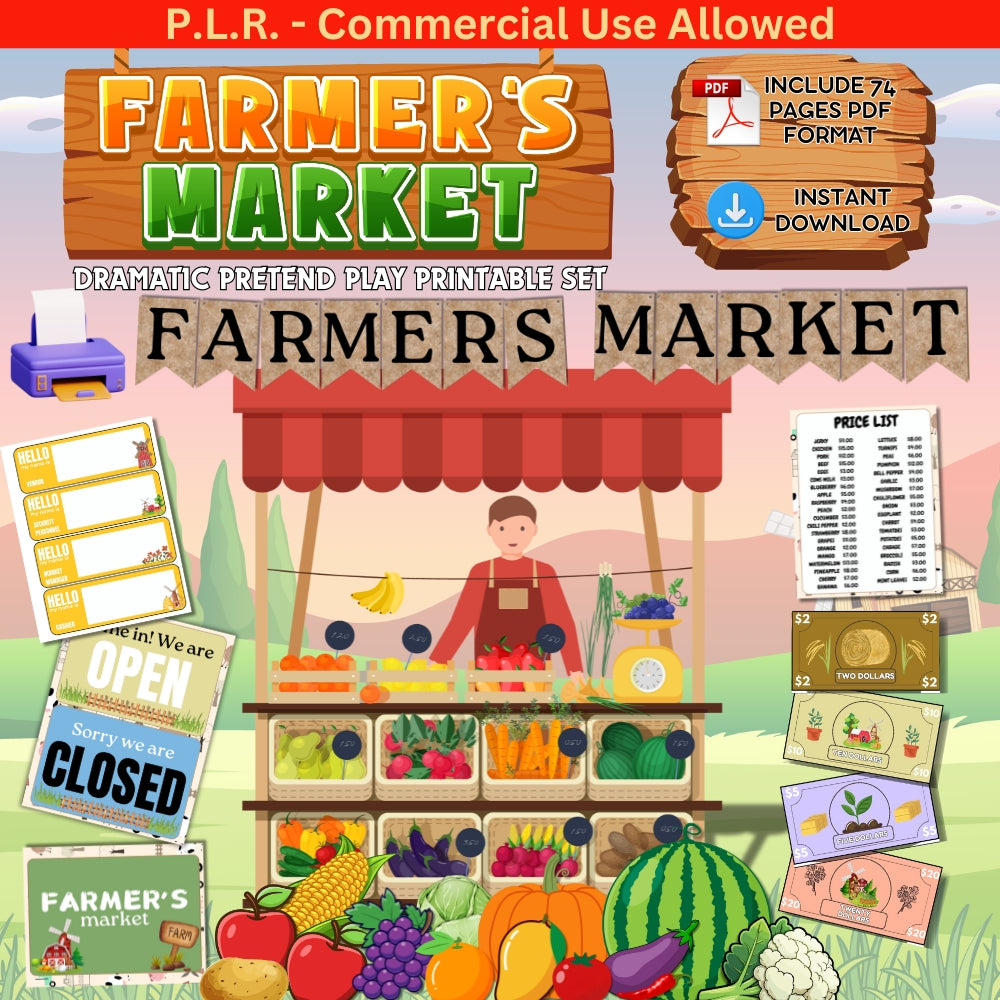 Market pretend play online