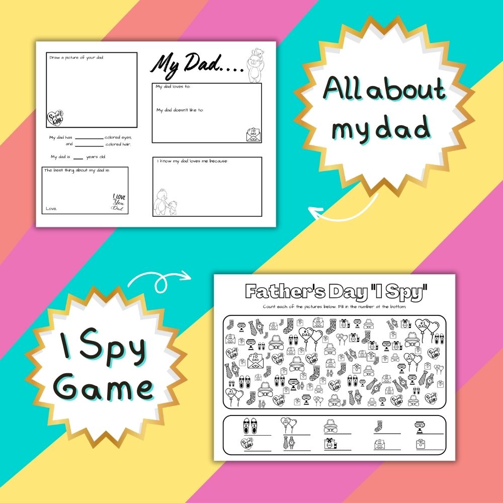PLR Father's Day Activity Bundle