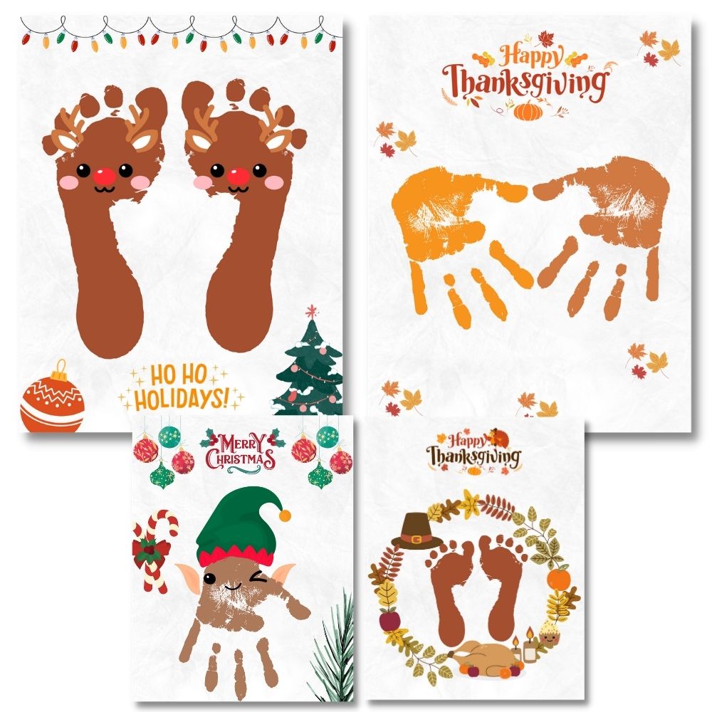 PLR Handprint & Footprint Craft for Kids