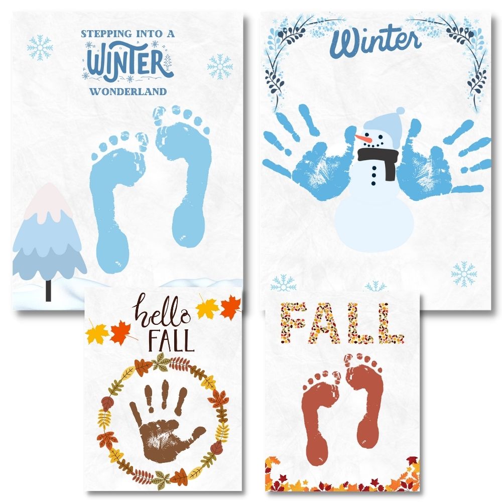 PLR Handprint & Footprint Craft for Kids