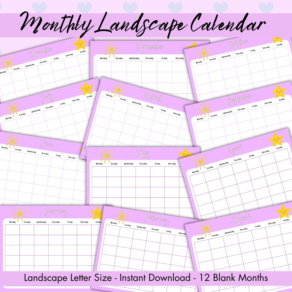 PLR Purple Kids Chore Chart