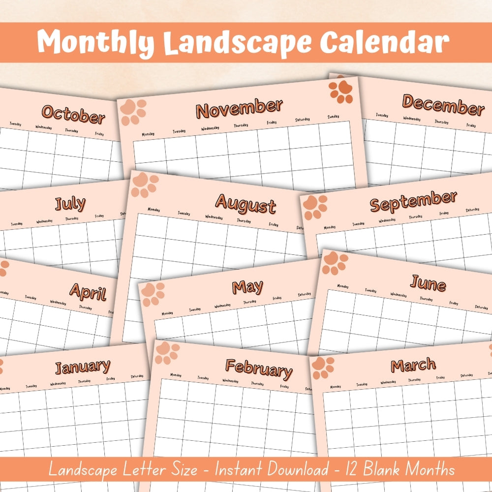 PLR Orange Pet Planner