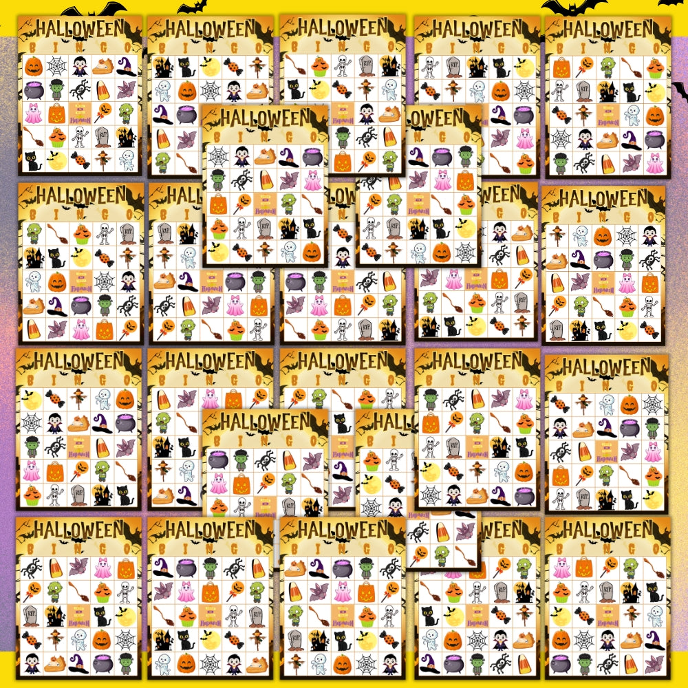 PLR Halloween Bingo Cards