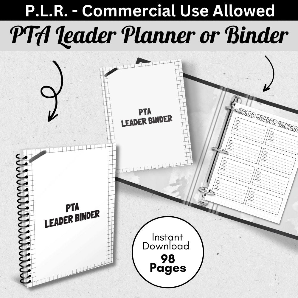 PLR PTA Leader Planner