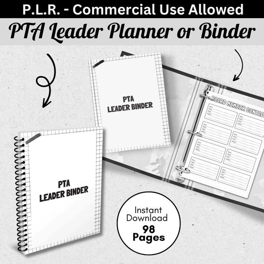 PLR PTA Leader Planner