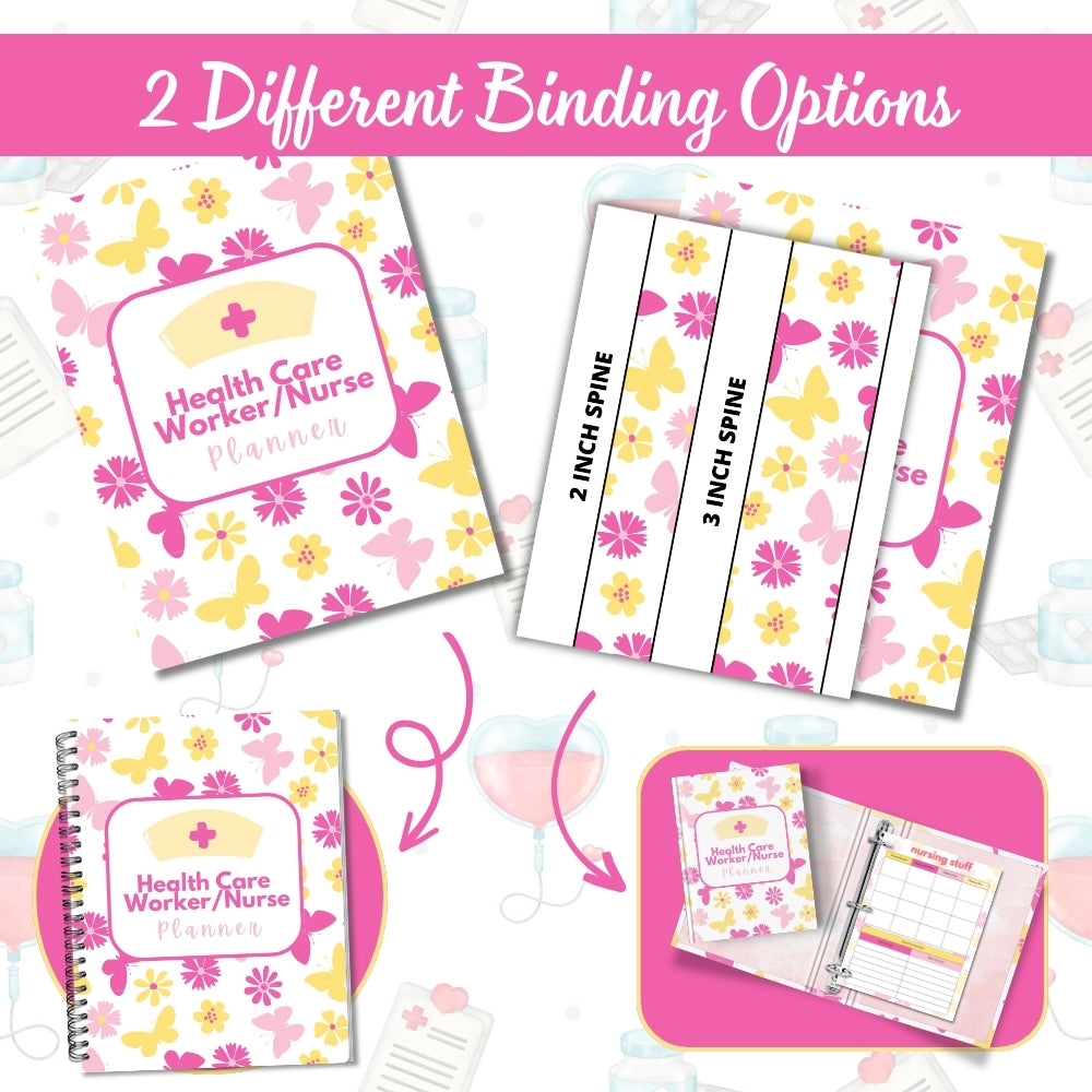 PLR Pink Healthcare Worker/Nurse Planner