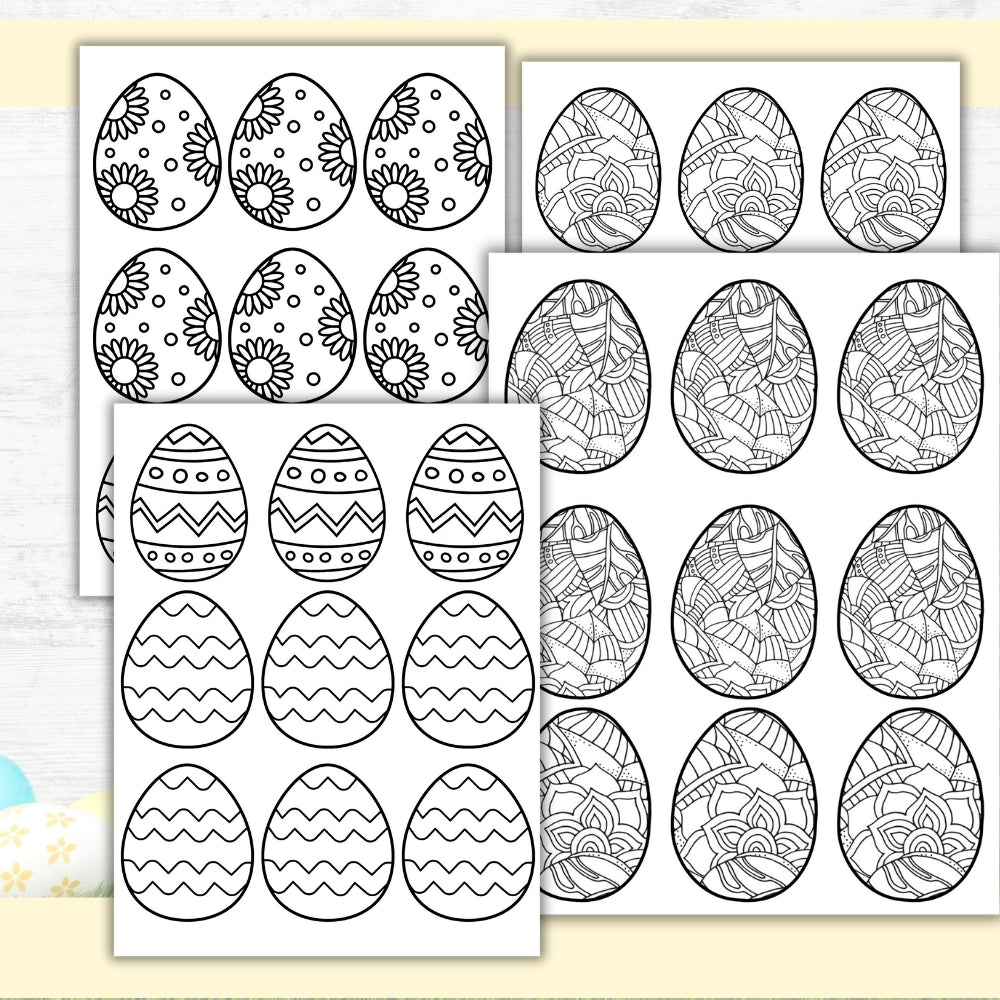 PLR 3D Easter Eggs to Hang
