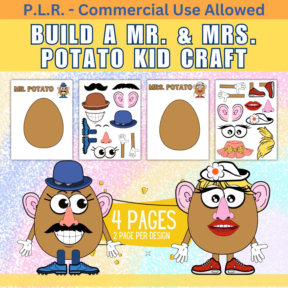 PLR Build a Mr. & Mrs. Potato