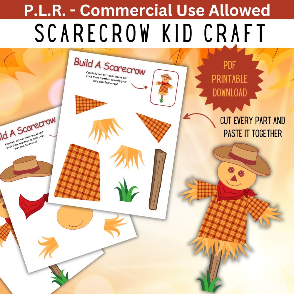 PLR Build a Scarecrow
