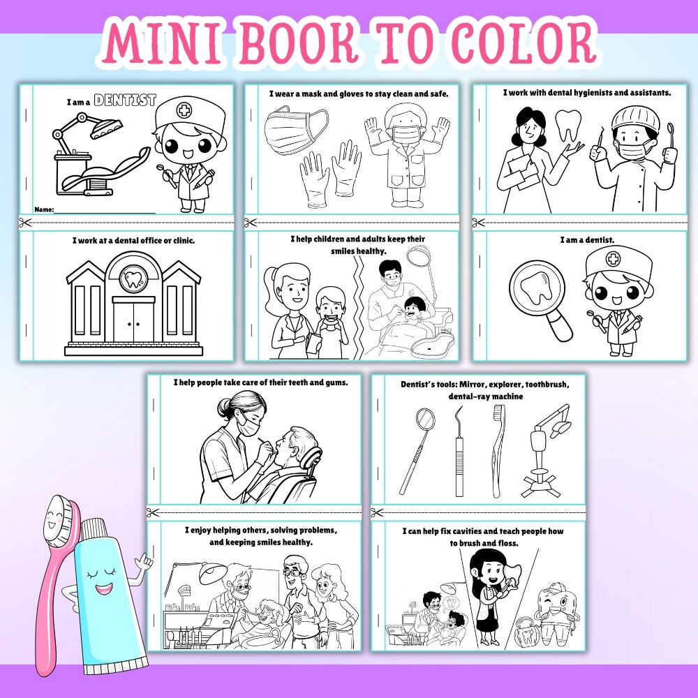 PLR Kids Dentist Themed Activity Pack