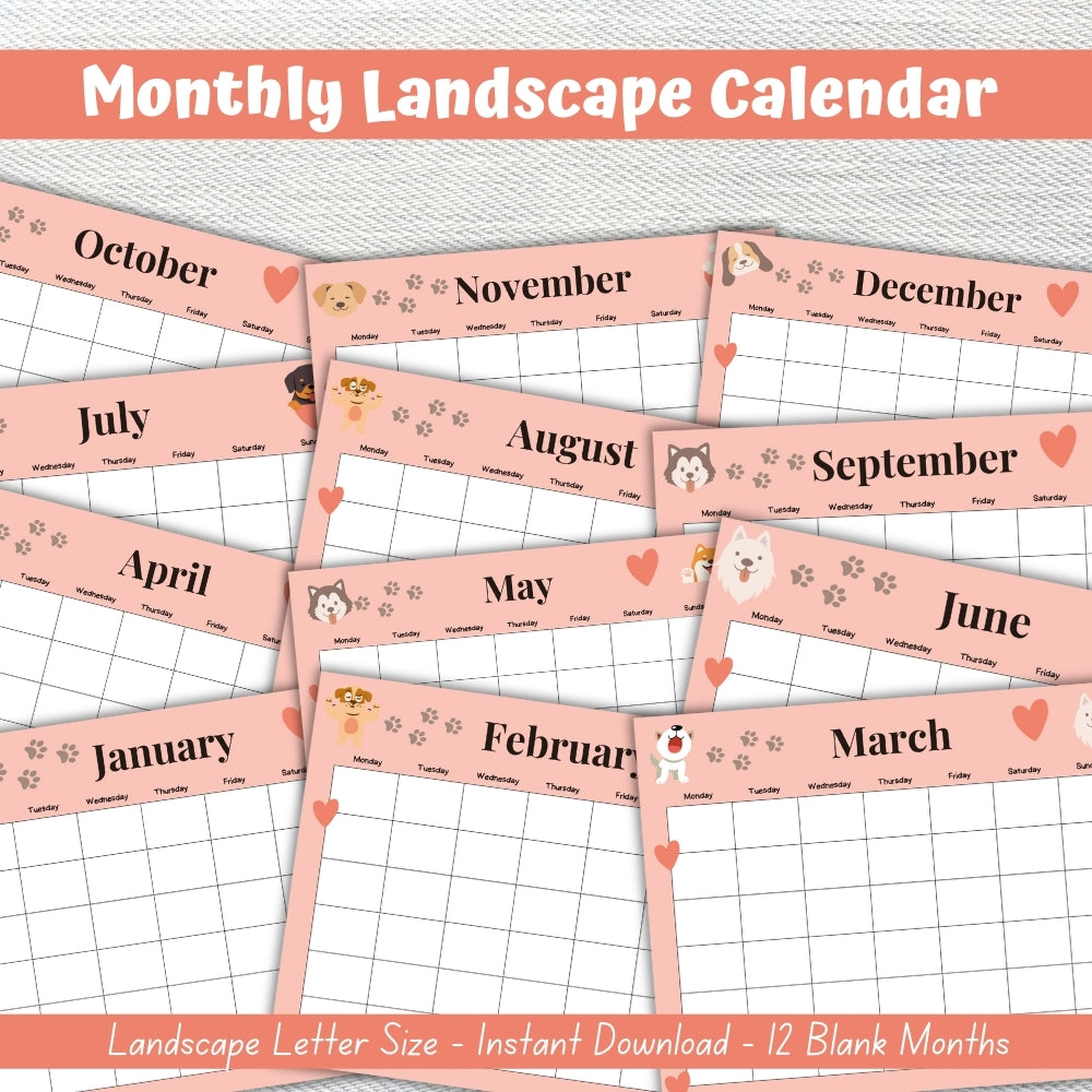 PLR Pink Dog Care Planner