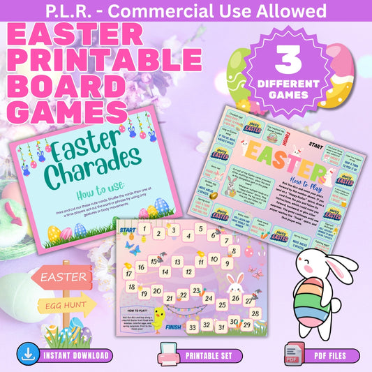 PLR Easter Printable Board Game