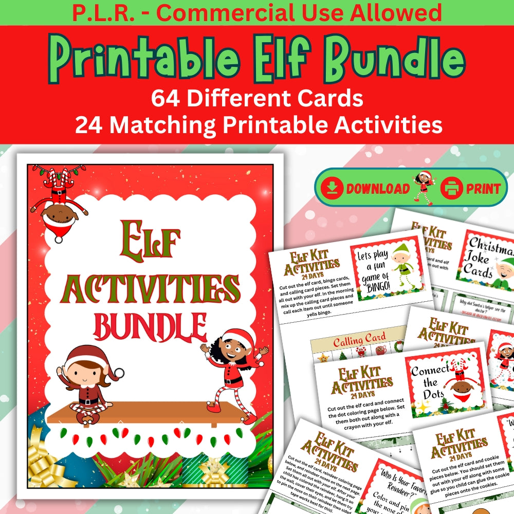 PLR Printable Elf Bundle