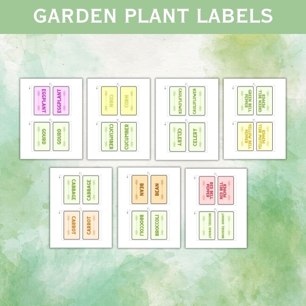 PLR Small Garden Plant Labels