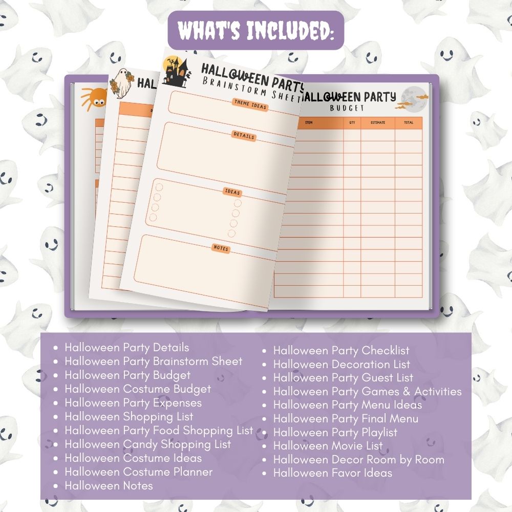 PLR Halloween Planner