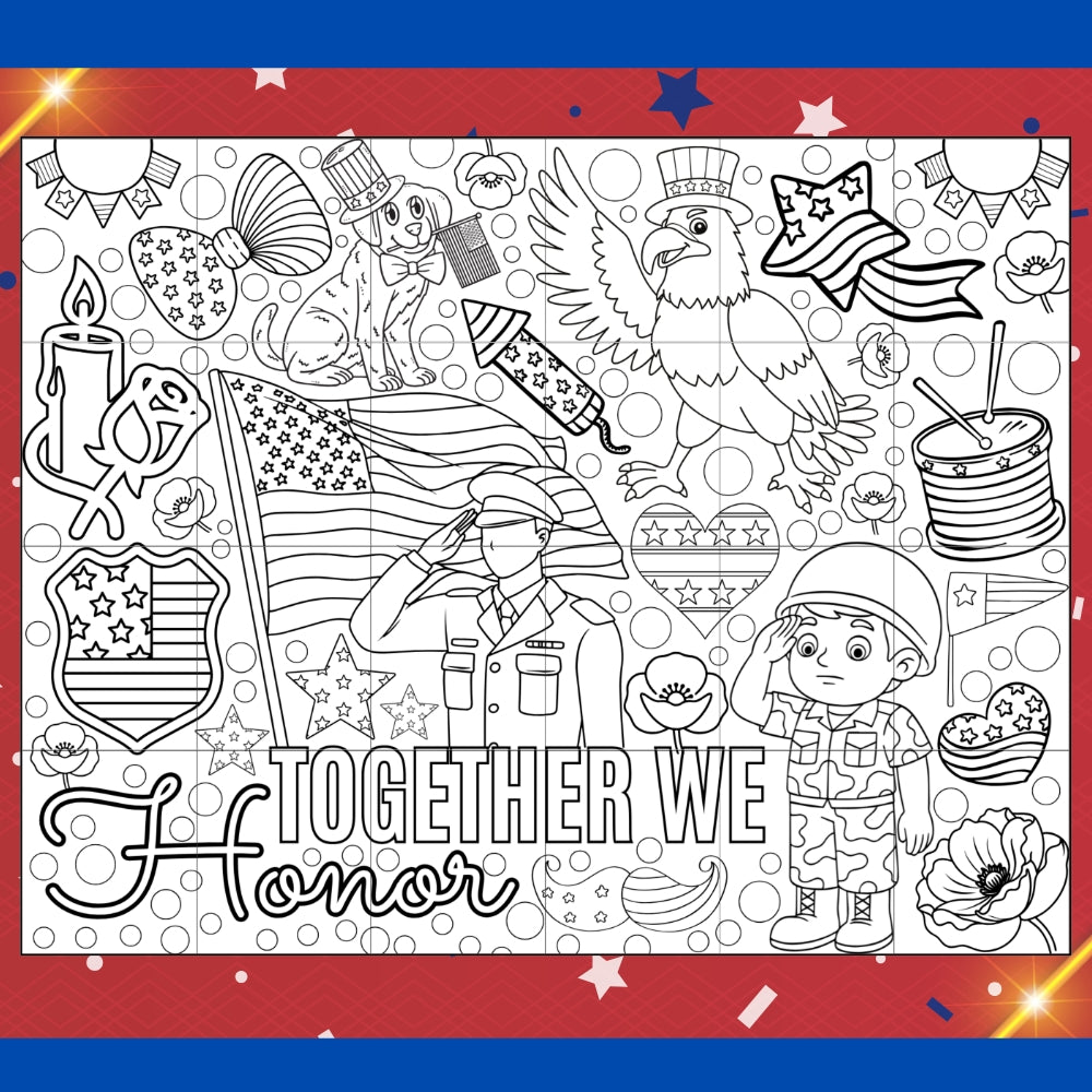 PLR Printable Memorial Day Collaborative Poster