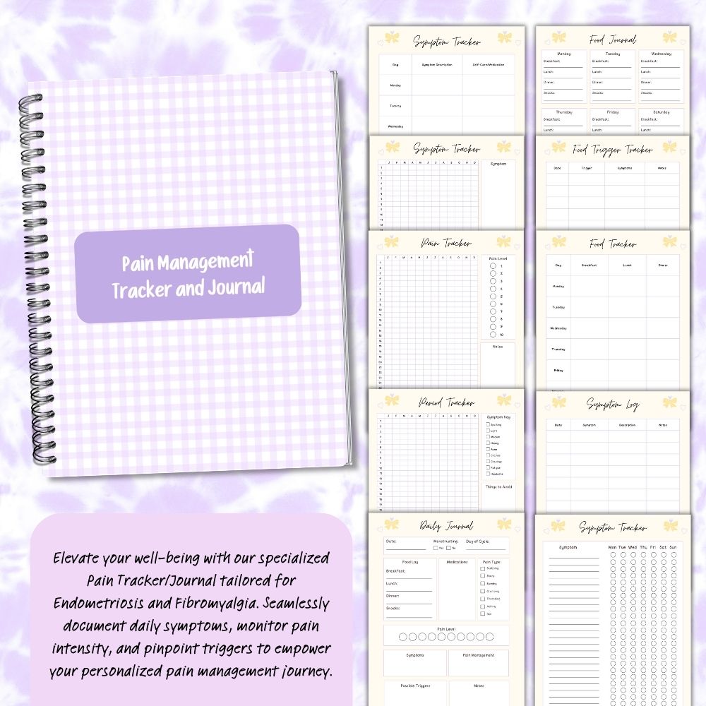 PLR Pain Management Tracker Journal
