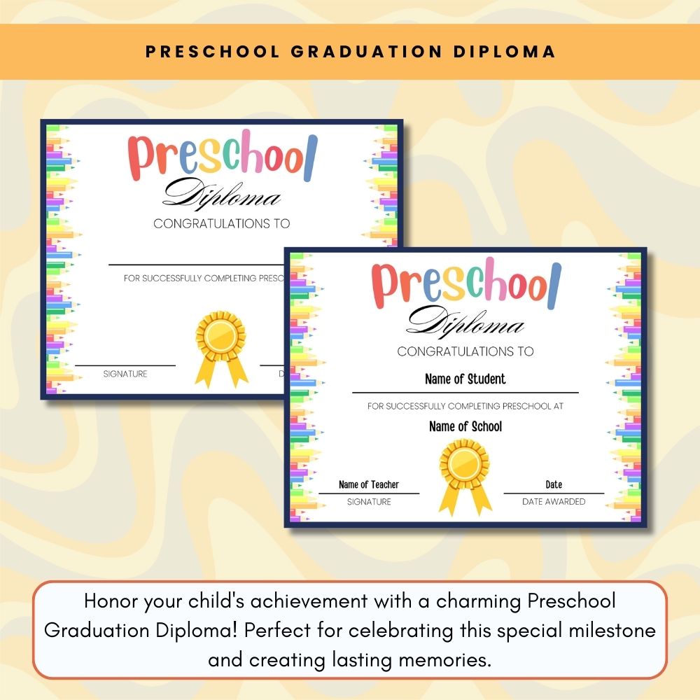PLR Preschool Graduation Bundle