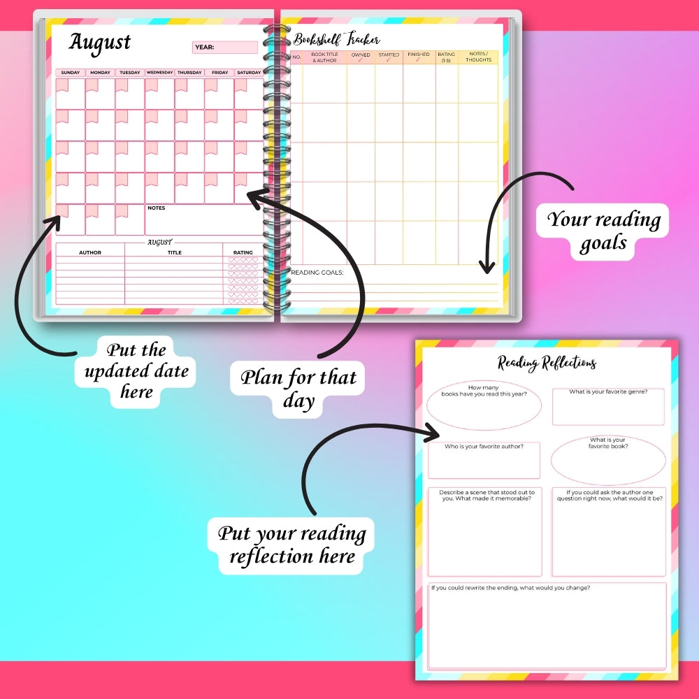PLR Reading Tracker for Teens