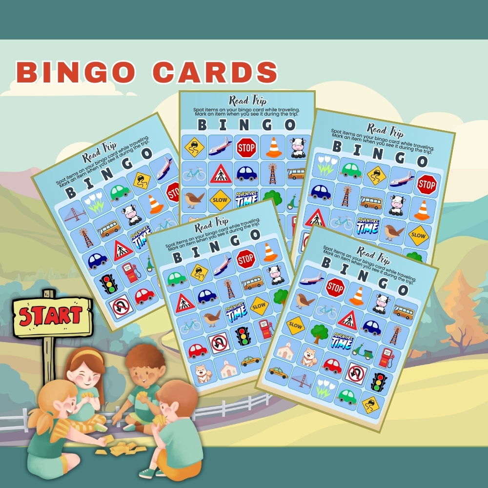 PLR Road Trip Activities for Kids