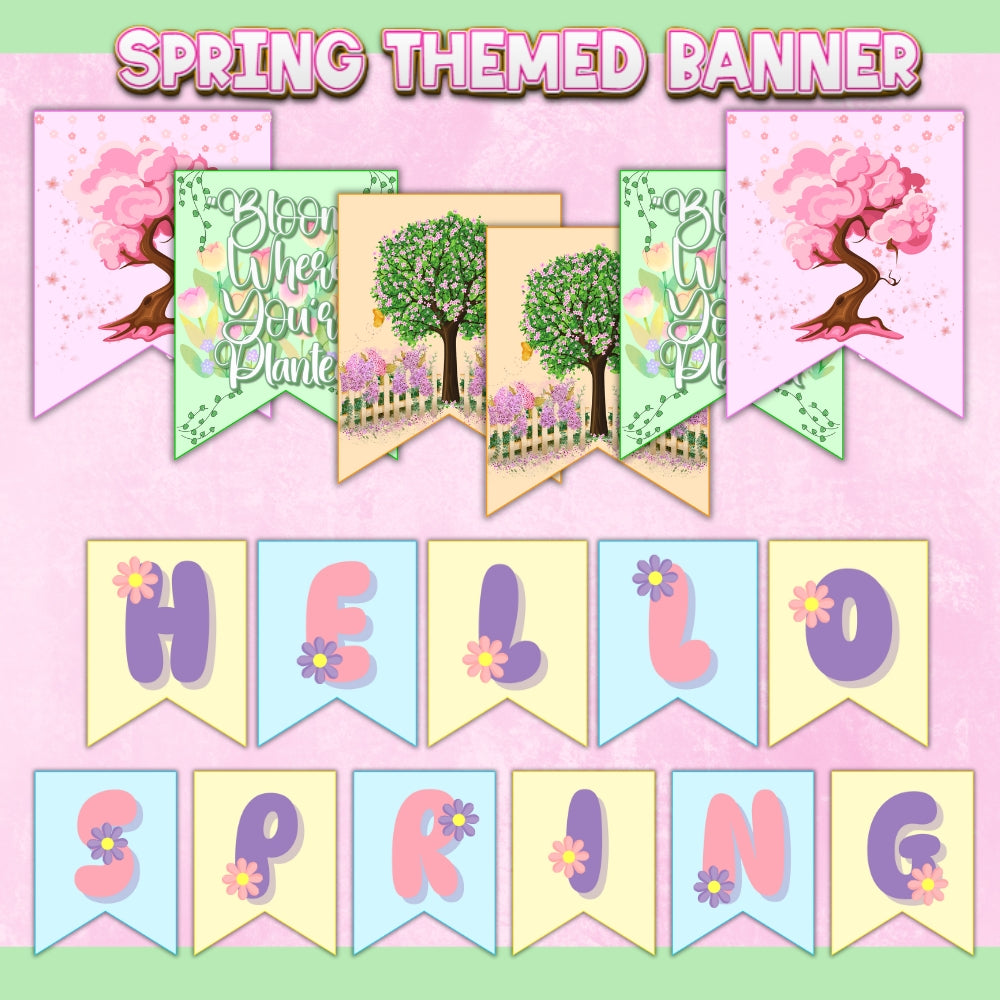 PLR Spring Bulletin Board Kit