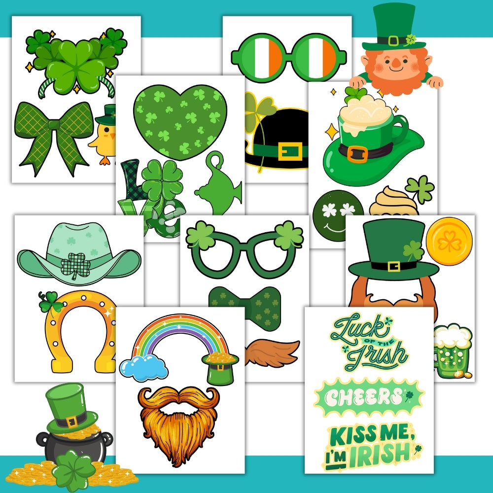 PLR Printable St. Patrick's Day Photo Props