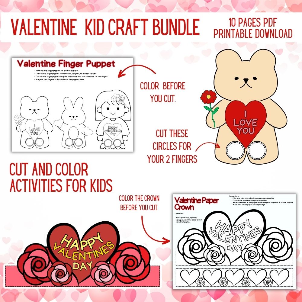PLR Valentine Kid Craft Bundle