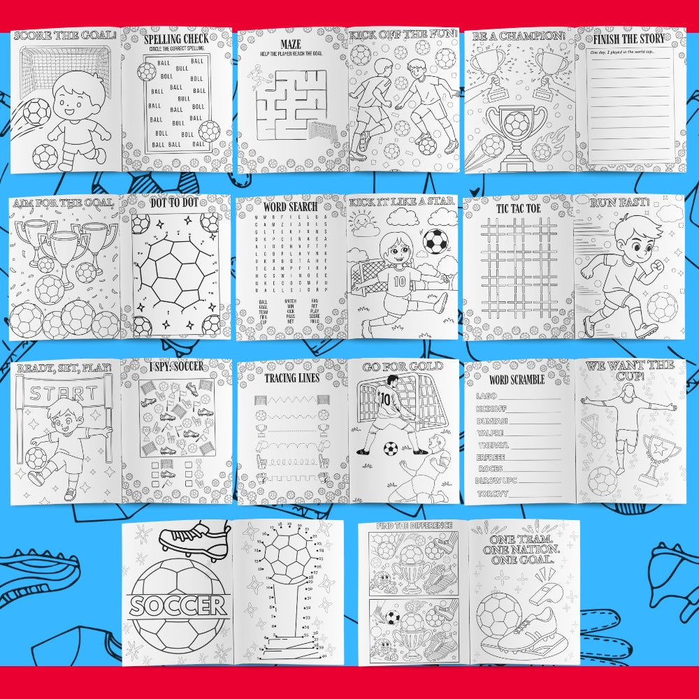 PLR Printable World Cup Activity Booklet