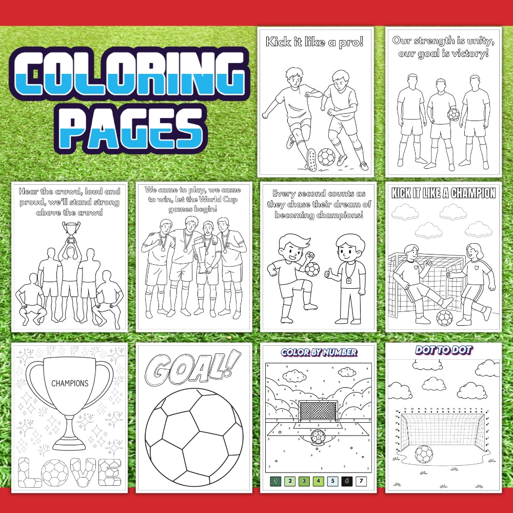 PLR Printable World Cup Activity Bundle