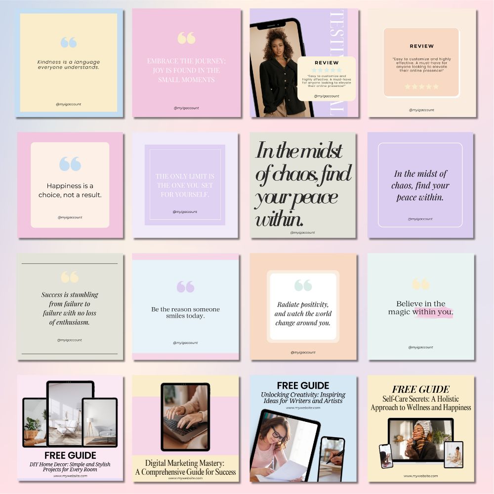 PLR Social Media Templates
