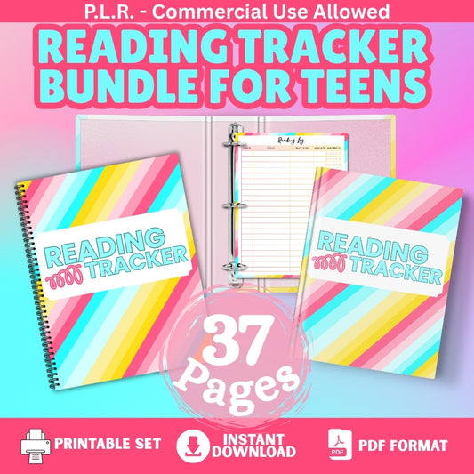 PLR Reading Tracker for Teens