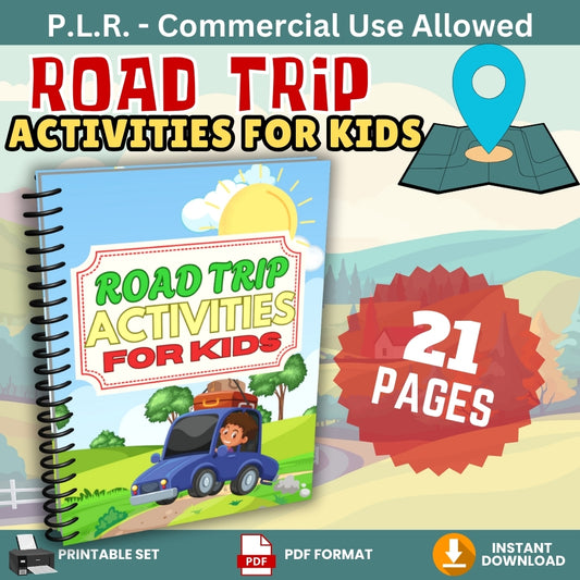 PLR Road Trip Activities for Kids