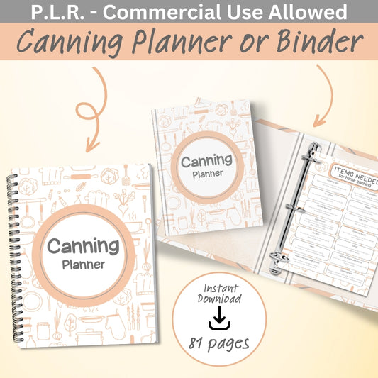 PLR Tan Canning Planner