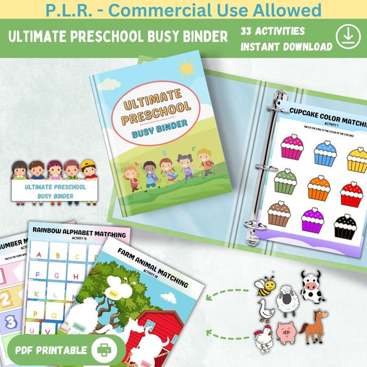 PLR Ultimate Preschool Busy Binder