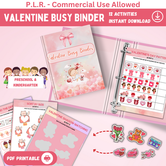PLR Valentine's Busy Binder