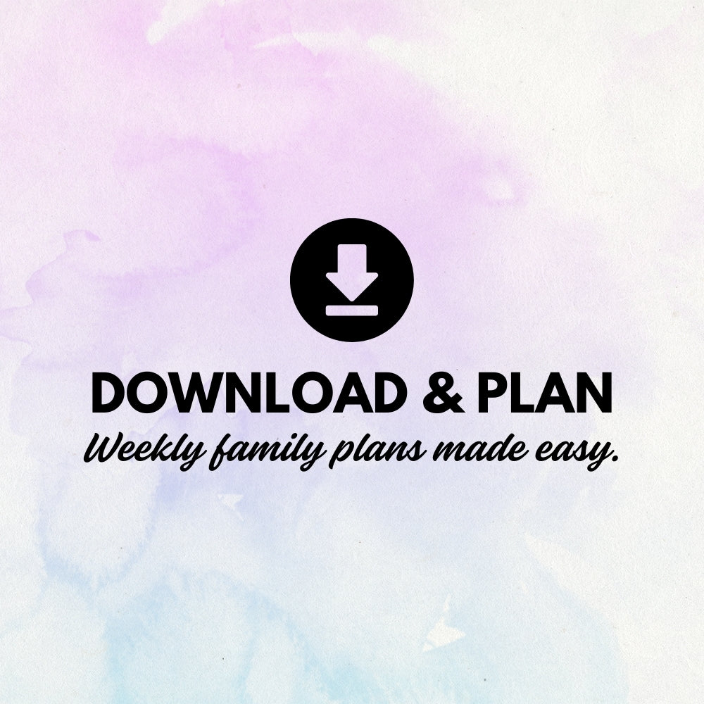 PLR Digital Weekly Family Planner