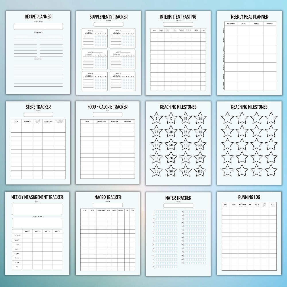 PLR Printable Weight Loss Journal