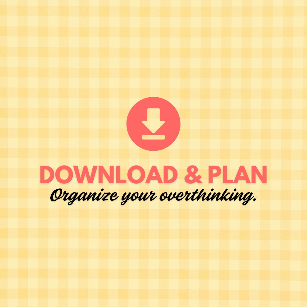 PLR Digital Anxiety Planner