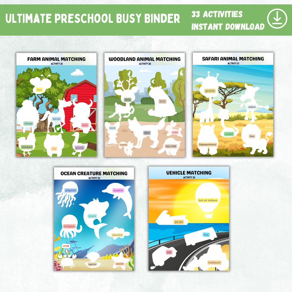 PLR Ultimate Preschool Busy Binder