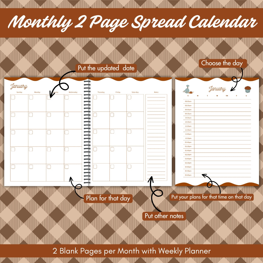 PLR Printable Baker & Treat Maker Planner