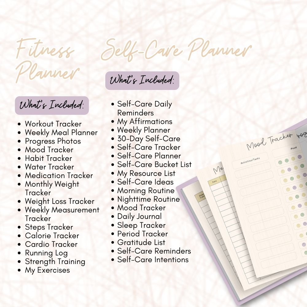 PLR ADHD Planner in a Flower Design