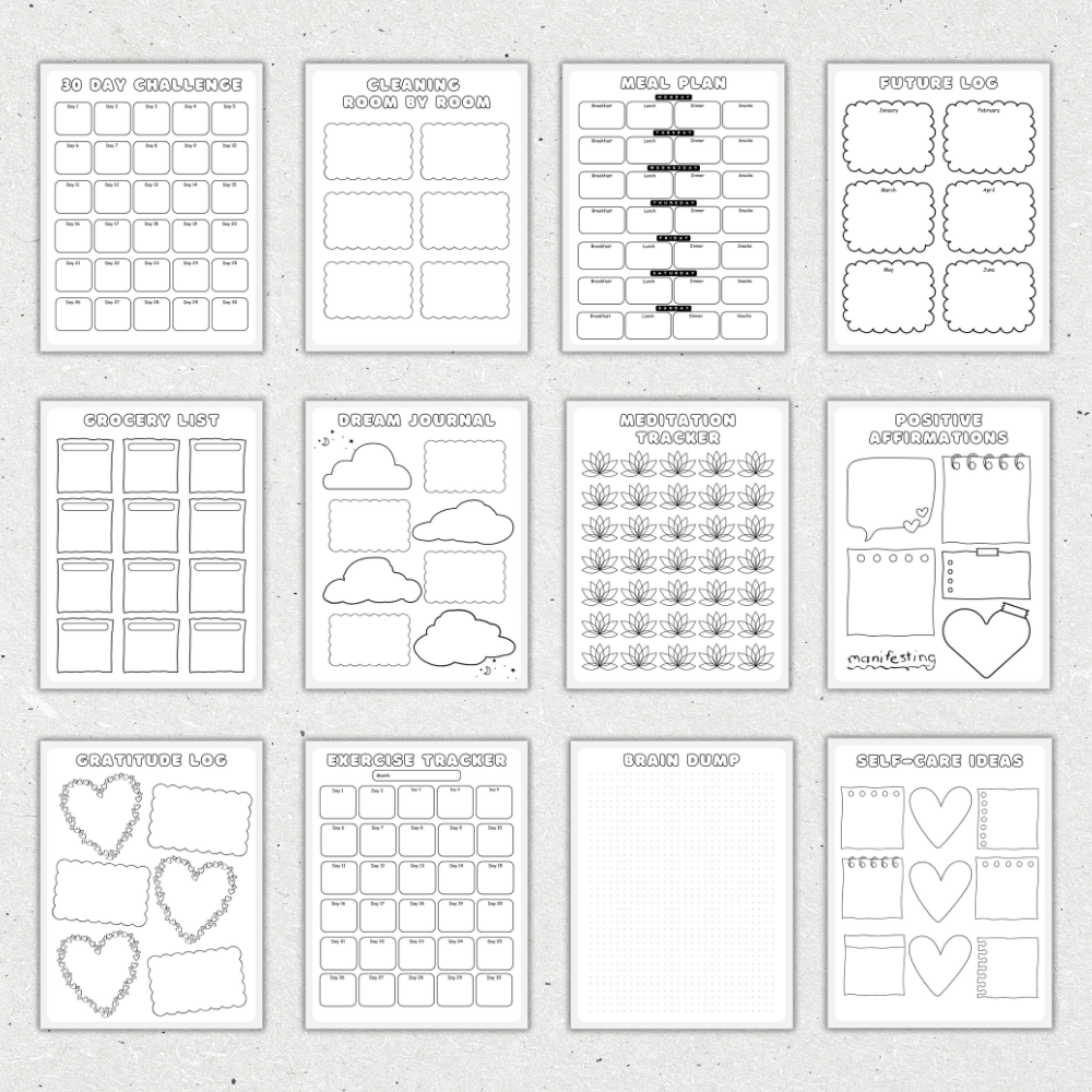 PLR Bullet Planner & Trackers