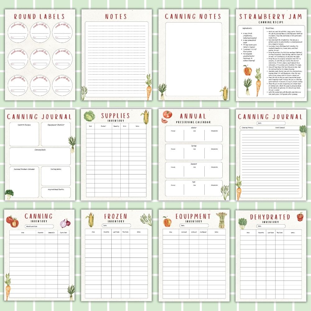 PLR Canning Planner