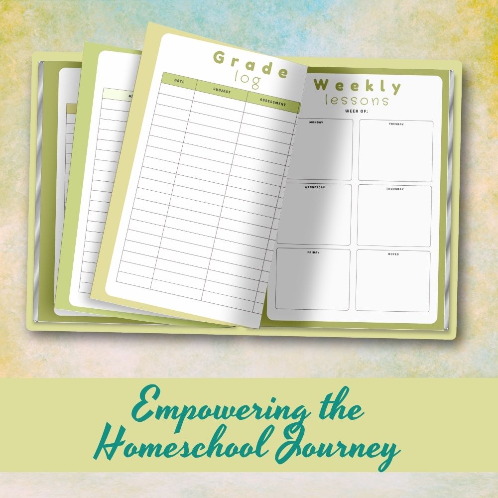 PLR Green Homeschool Planner