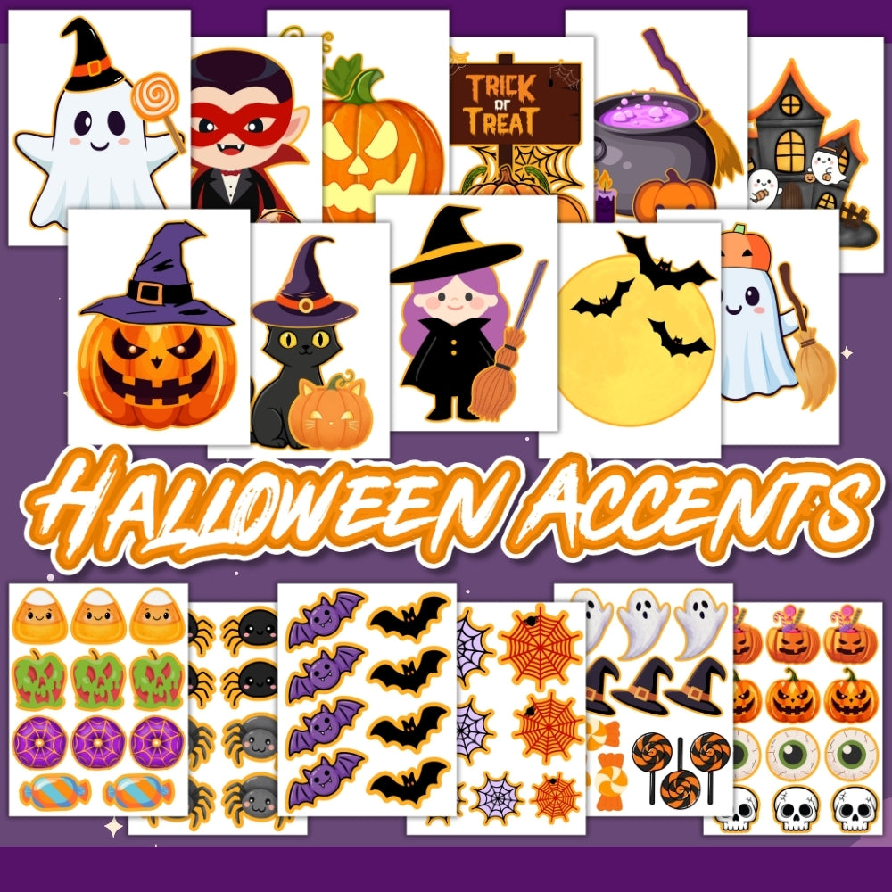 PLR Printable Halloween Bulletin Board Kit