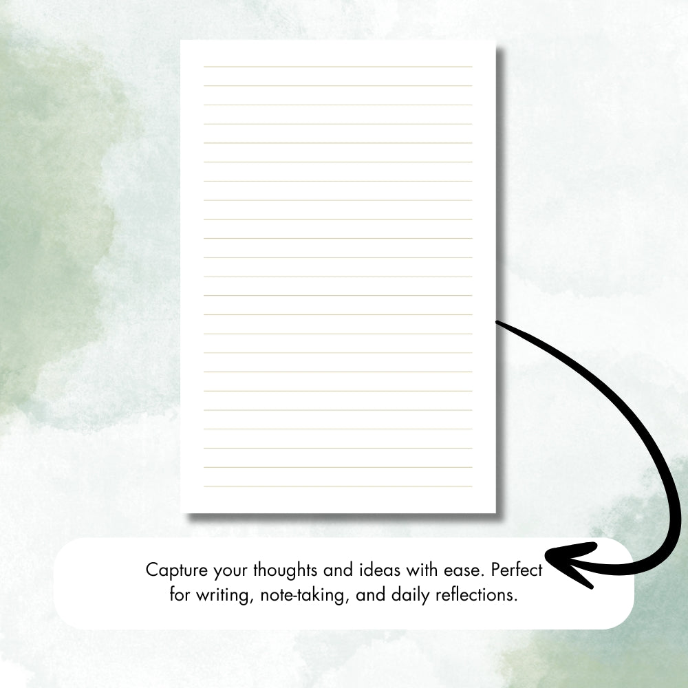 PLR KDP Lined Journal Template 6"x9"