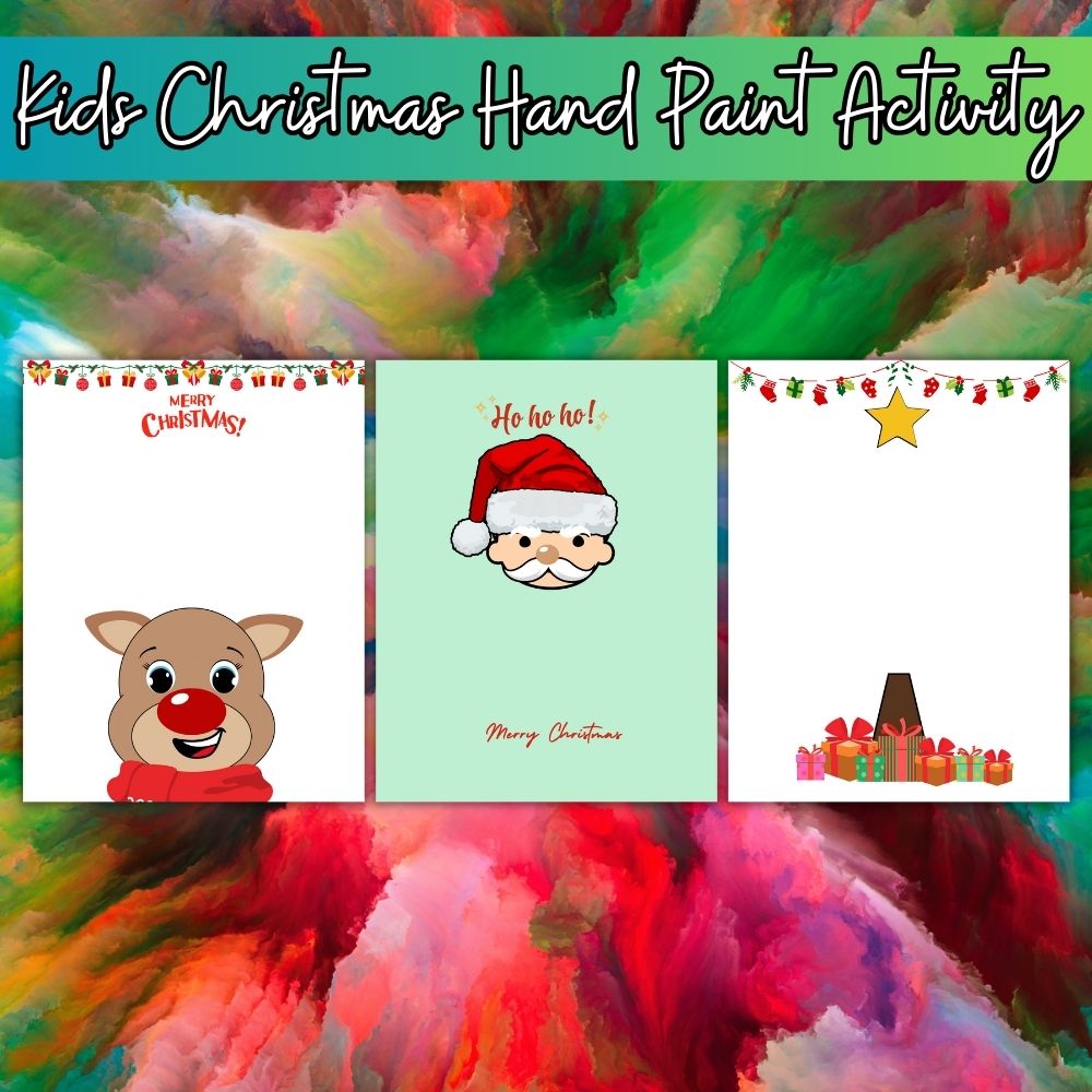 PLR Kids Christmas Handprint Activity